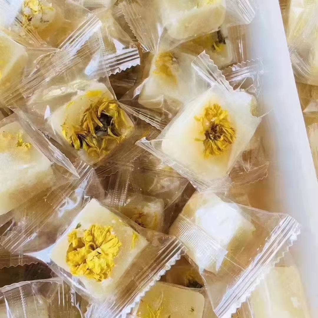 SUGAR CUBES- Gourmet Honey Sugar Cubes with flowers and fruit