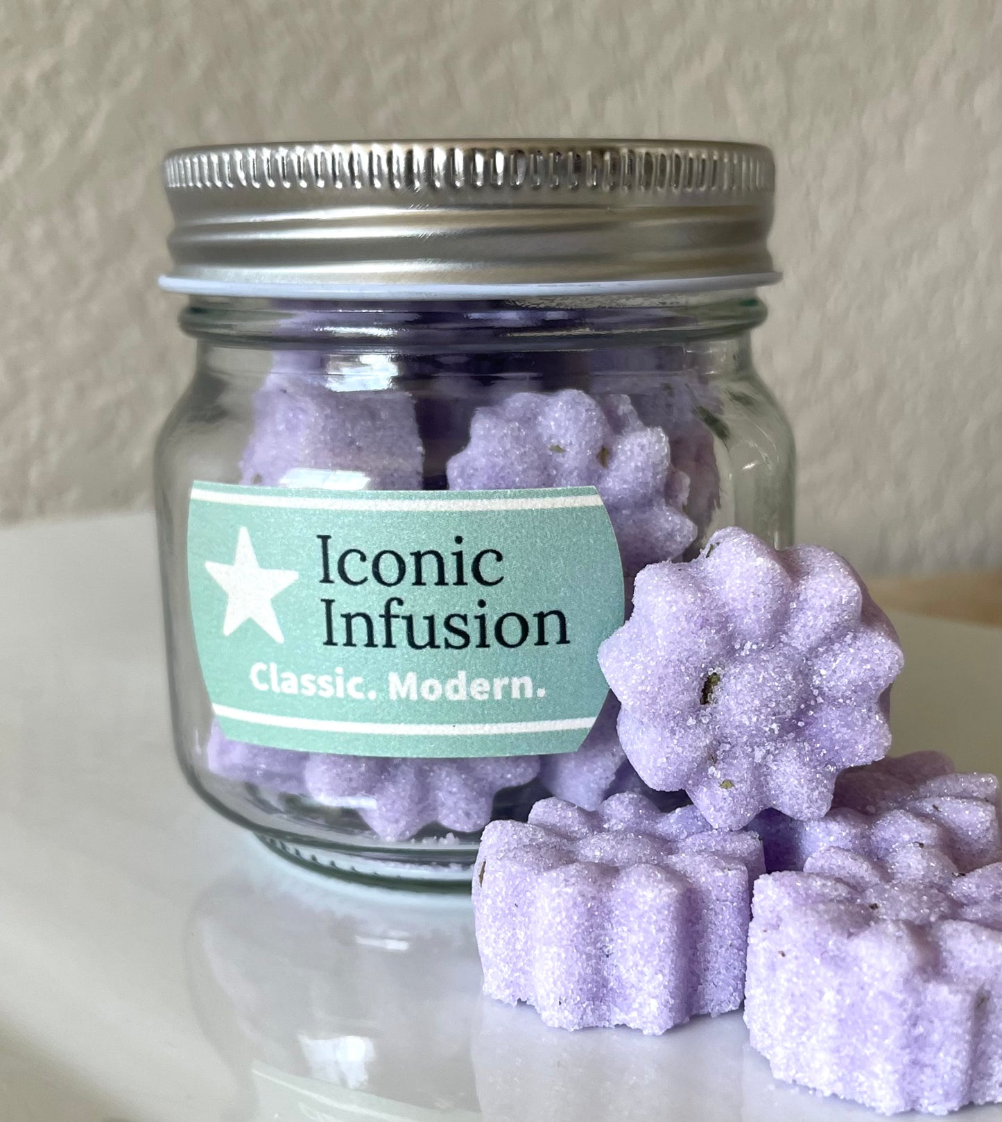 Champagne Shimmers- Lavender Mint